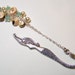 Mermaid Bookmark, Beaded Bookmark, Sea Shells, Pearls, Crystal...Mermaid Treasure