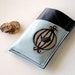 LEATHER iPhone Case - Also for Gadgets, Phones, Ipod Classic - Triple Pocket Slightly Larger - Rustic - Vintage Inspired Birdcage