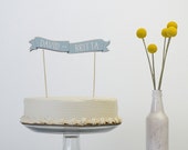 Custom Cake Banner - Wedding Cake Topper
