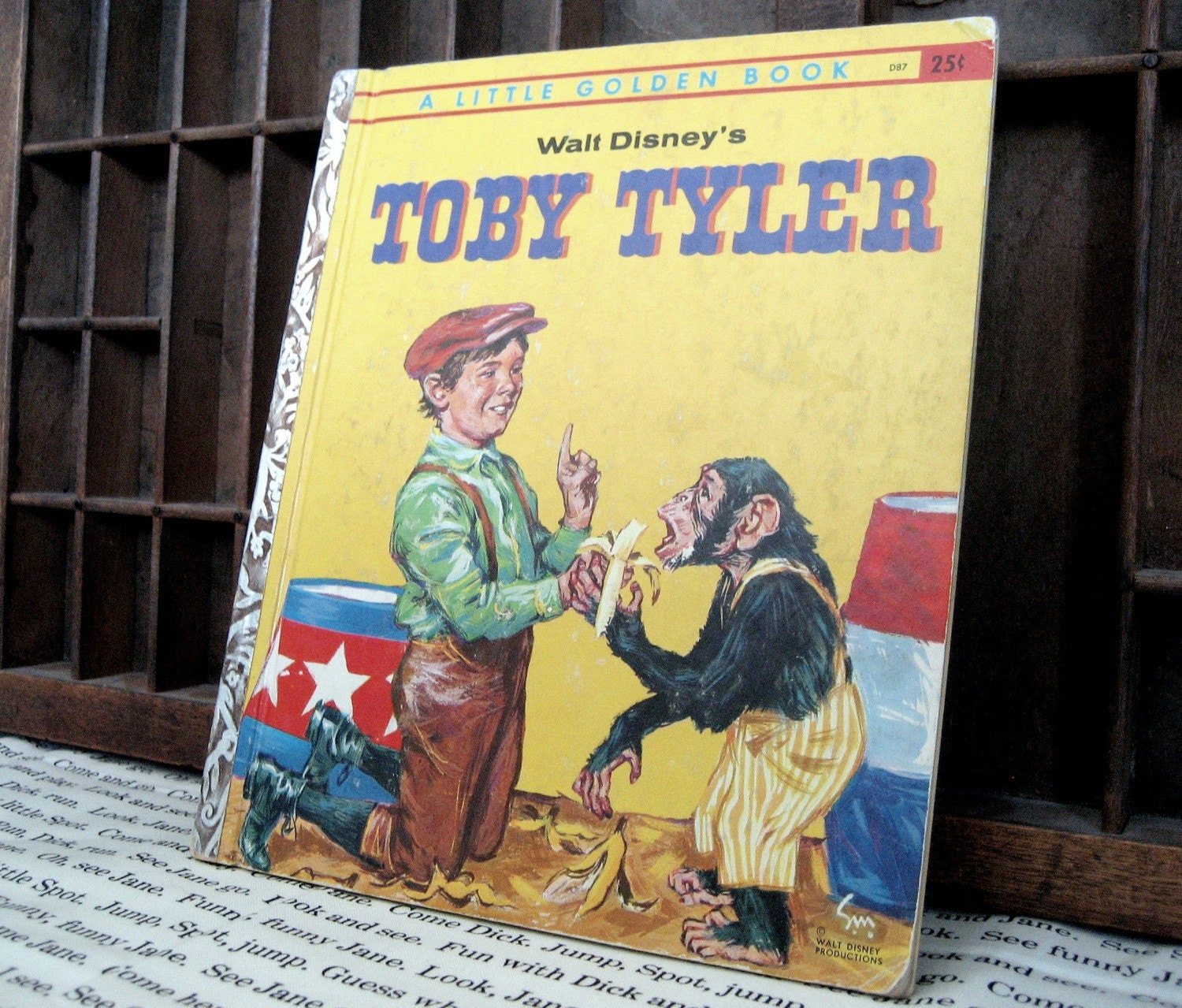 Vintage Toby Tyler Little Golden Book 1960