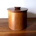 Vintage Walnut Wood Canister: Gladmark Burbank California