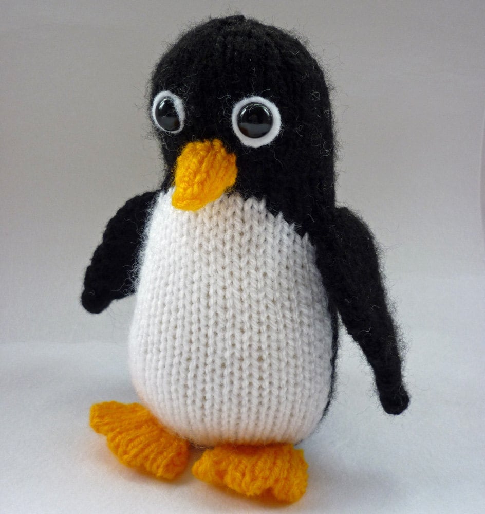 Penguin Knitting Pattern PDF Knitting Pattern Penguin Toy