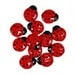 Favorite Findings Craft Buttons - Ladybugs - 12 pieces - Sewing, Scrapbooking, Cardmaking