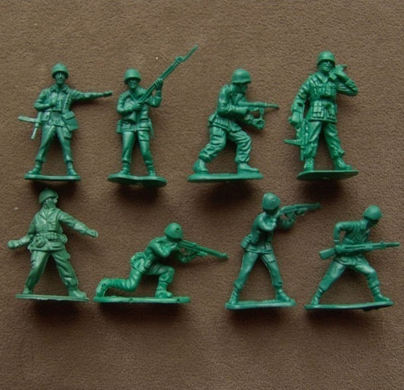 1969-1972 Vietnam US Army Men Set of 8 Figures LOIUS by therpsajik