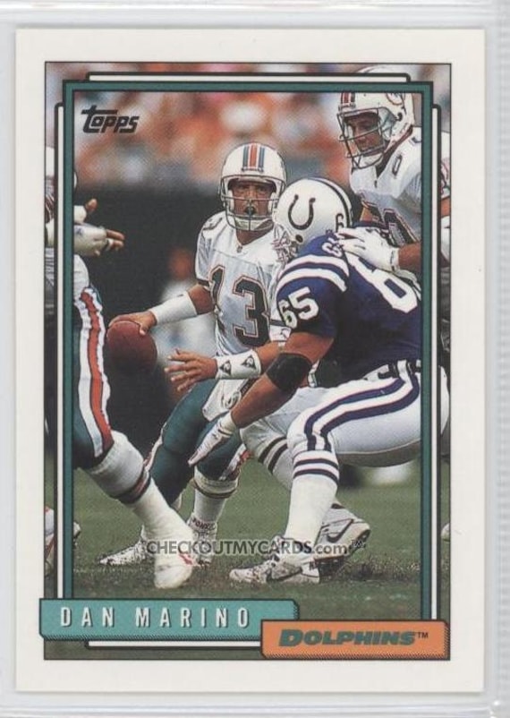Rare 1992 Topps High Series DAN MARINO Football Card