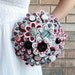 The MissJenniferRae Bridal Button Bouquet...Ready To Ship
