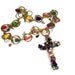 SALE Huge beaded cross necklace - Vintage assemblage - Bohemian Blessings - hippie chic - InVintageHeaven