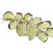 RESERVED - HUGE Lemon Lime glass bracelet - Sterling silver Vintage Boho ethnic tribal - 2" Wide - InVintageHeaven