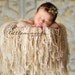 Newborn Photography Prop Creamy Delight Fringe Throw Photography, Newborn Props, Infant Props, Maternity Photography Props