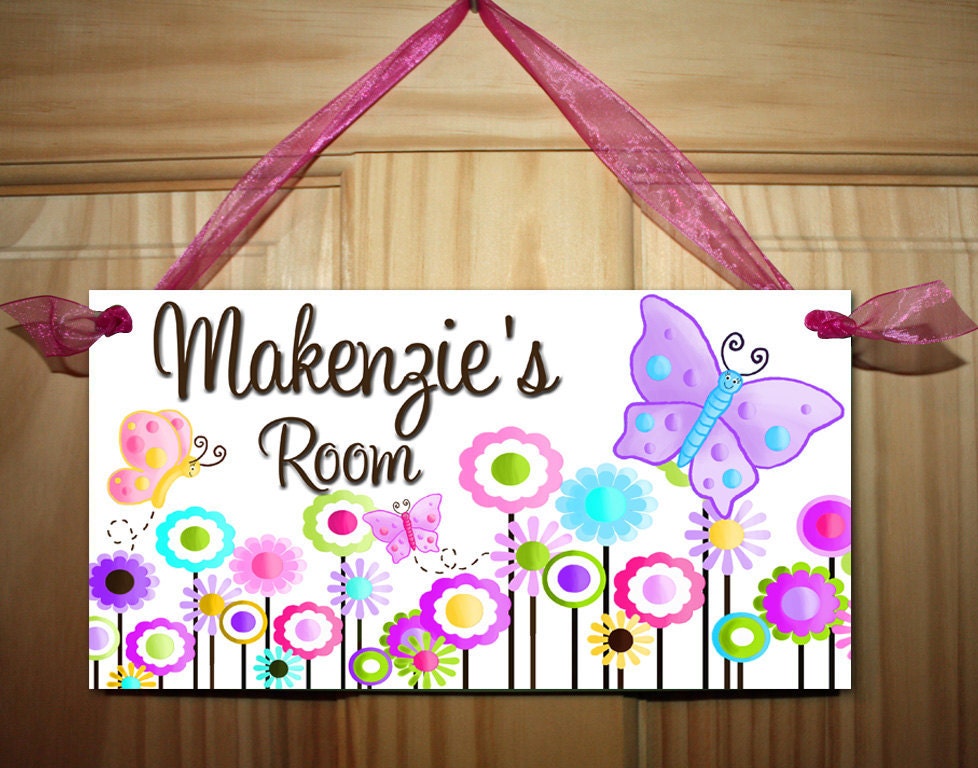 Multicolour Butterfly Girls Bedroom and Baby Nursery Kids