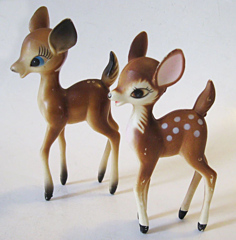 plastic deer figurine