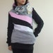 LOVECATS - Hoodie Sweatshirt Sweater - Recycled Upcycled - One of a Kind Women Small/Medium