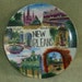 Vintage New Orleans Louisiana Souvenir Wall Plate Plaque