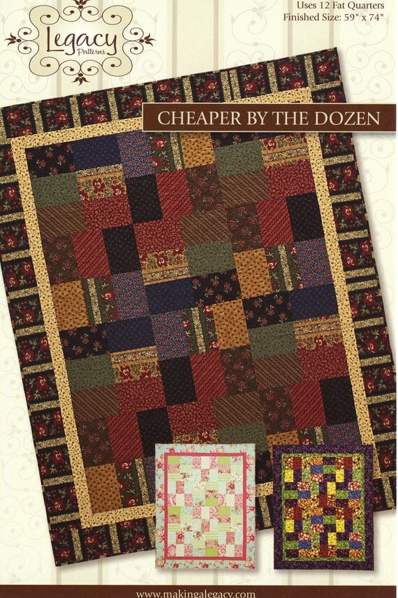 Cheaper By The Dozen Quilt Pattern Free