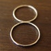 Delicate Double Knuckle Ring in Silver
