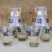Vintage Mid-Century Barware Shot Glasses Set of Six