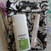 Small Ouch PouchTM First Aid Organizer for Baby Diaper Bag or Purse (4x5 Michael Miller Dandy Damask in Black Fabric )