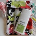 Small Ouch Pouch TM First Aid Travel Organizer for Desk Purse Diaper Bag School ( 4x5 Ladybug Floral Fabric )