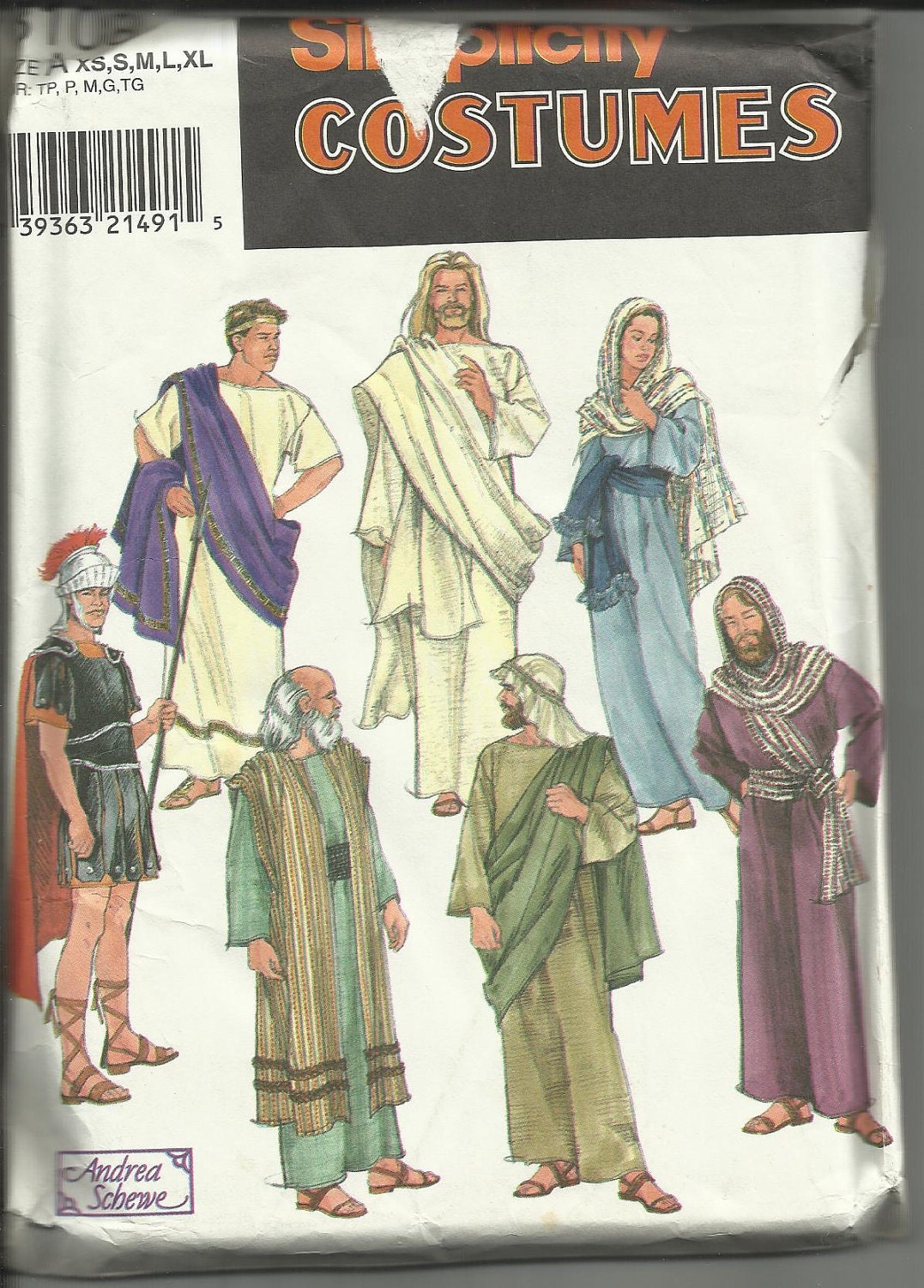 Simplicity Biblical Costume Pattern 8108 By Dreamsinamigurumi