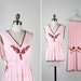 1930s pajamas / 30s pajamas / Pink and Lace 1930s style Loungewear