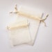 200 Ivory Organza Bags 3x4 inch