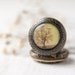 Autumn Tree pocket watch necklace - Photo jewelry - Autumn jewelry (PW019)