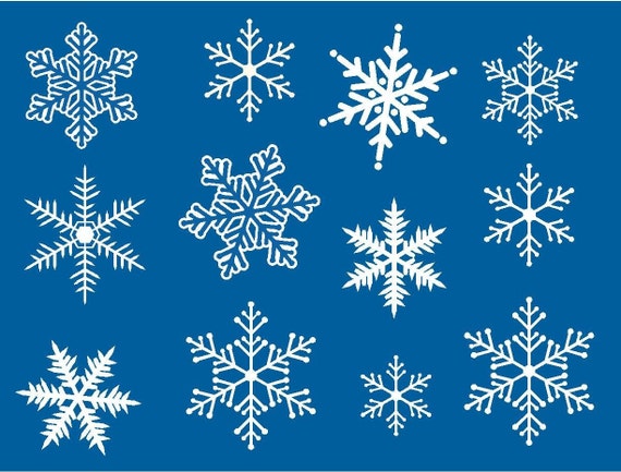 Vinyl snowflakes decal