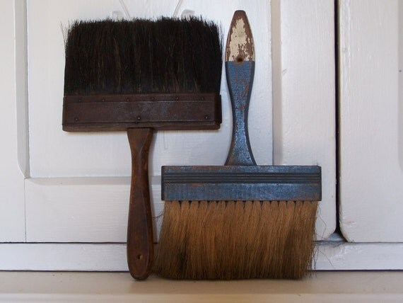 SALE Vintage Paint Brushes A Pair By RoamingYankees On Etsy   Il 570xN.305493527 