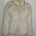 Vintage Saga Silver Fox Jacket Coat Small Womens Fur Genuine
