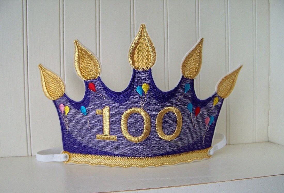 100th birthday hat