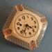 Miller 8 Day Porcelain Face Clock Art Deco