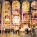 New York Lincoln Center Art Print (12 x 18) from Original Watercolor