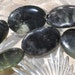 African Jade Flat Oval Beads