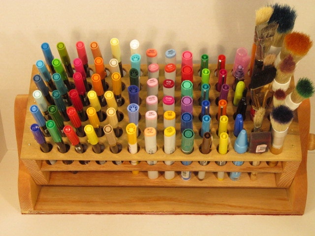 Pen/Pencil/Brush/Marker Organizer Handmade