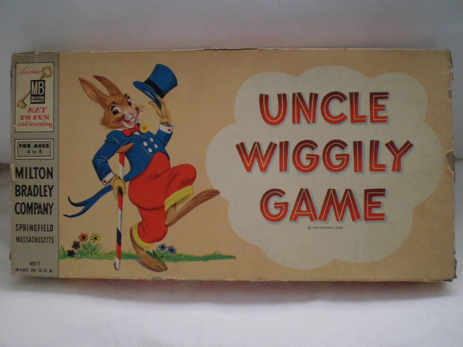 Vintage 1950's Uncle Wiggily Game by Milton Bradley 1954