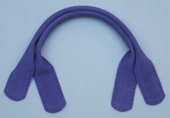 18-inch Purple Suede Purse Handles