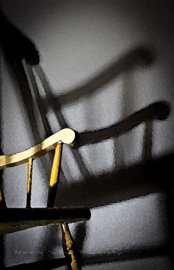 8x10 Fine Art Print: Shadow of a Chair by SugarLumpsDesign on Etsy