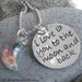 the.MOON.and.BACK - hand stamped sterling necklace