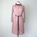 70s ruffle collar belted dress (s - m)