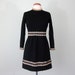 60s black mini dress (xs - s)
