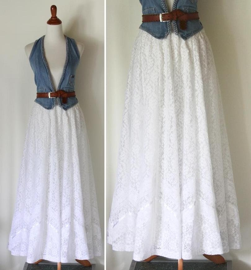 long white lace maxi skirt