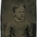 1880s Eerie Girl with Haunting Eyes - tintype 069