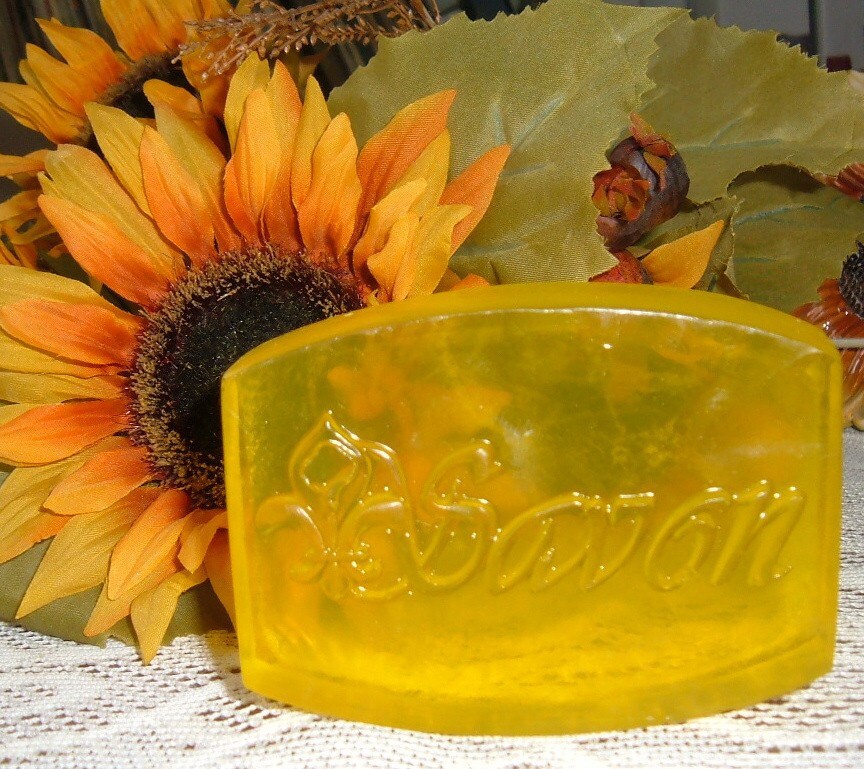 Sunflowers Handcrafted Soap Olive Oil Soap by SavonMarie on Etsy