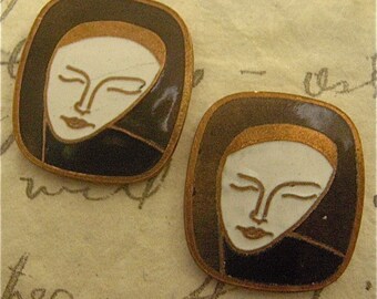 Vintage Cloisonne Enamel of Modern Art (2)