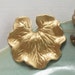 6 pcs WaTER LILY LEAF raw brass embellishments . 26mm x 25mm (FF8)