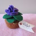 Pincushion - Pot of Violets