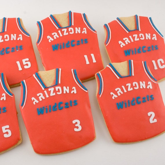 Basketball Jersey Decorated Sugar Cookies 9 Favors