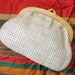 1970s Straw Clutch made in Italy by Axium