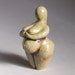 SALE - Soda Fired Pregnant Goddess