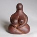 Rusty Brown Seated Goddess